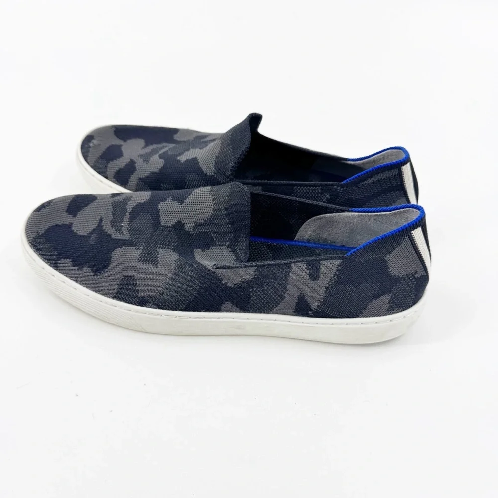 ✅ Rothy's The Original Slip on‎ Sneaker in Camo Size